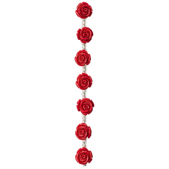 Stone Composite Flower Beads
